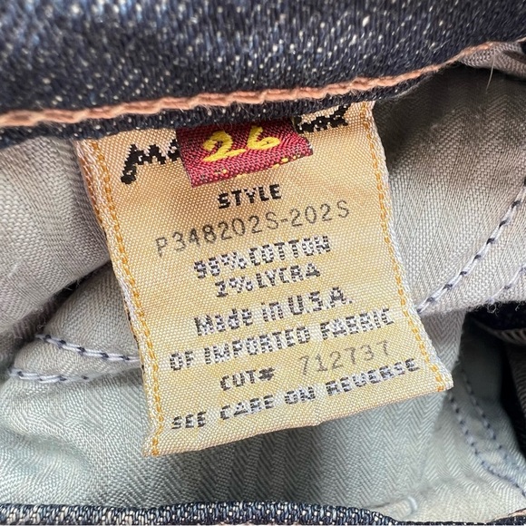 Seven 7 for all mankind crop dojo Dakota jeans gaucho wide 28 culottes - Picture 9 of 9